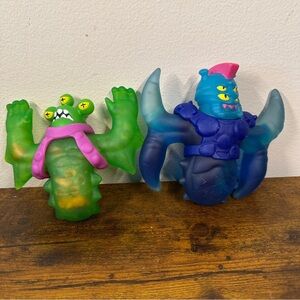 Lot of 2 Heroes of Goo Jit Zu Galaxy Attack Action Figures Merculok & Saturnaut